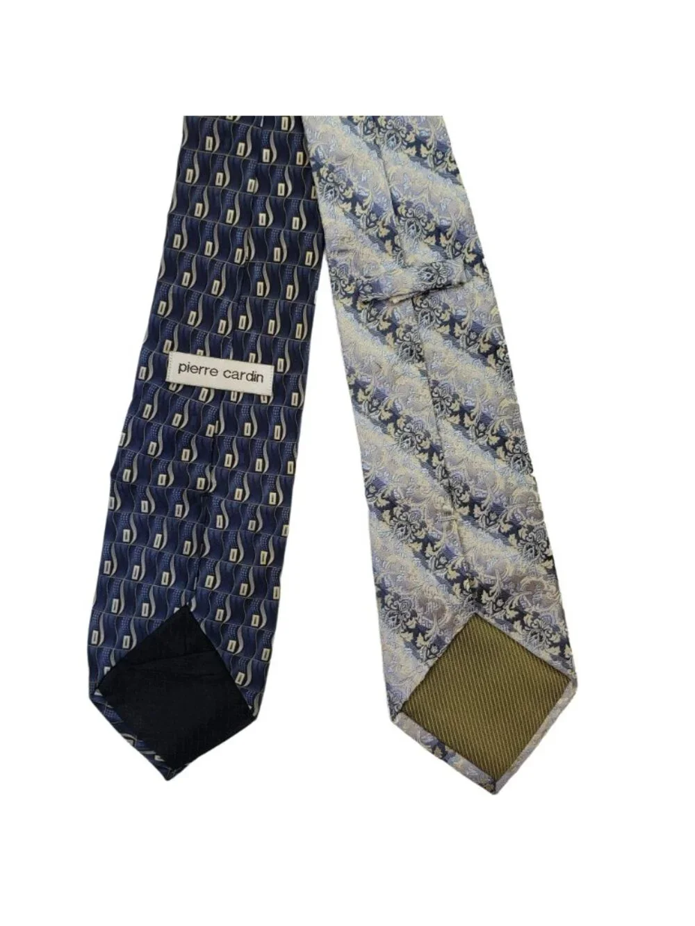 Bundle of 2 100% Silk Ties Pierre Cardin